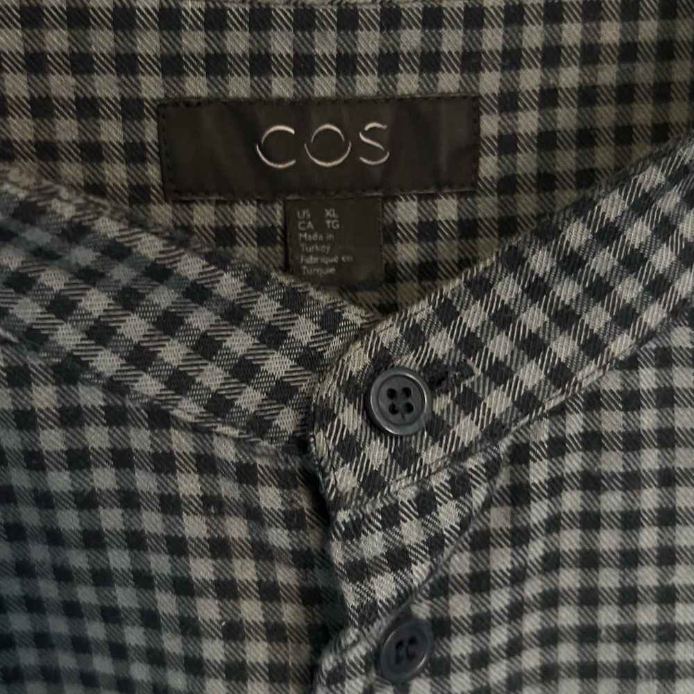 COS Checkered Button down shirt - Picture 4 of 5